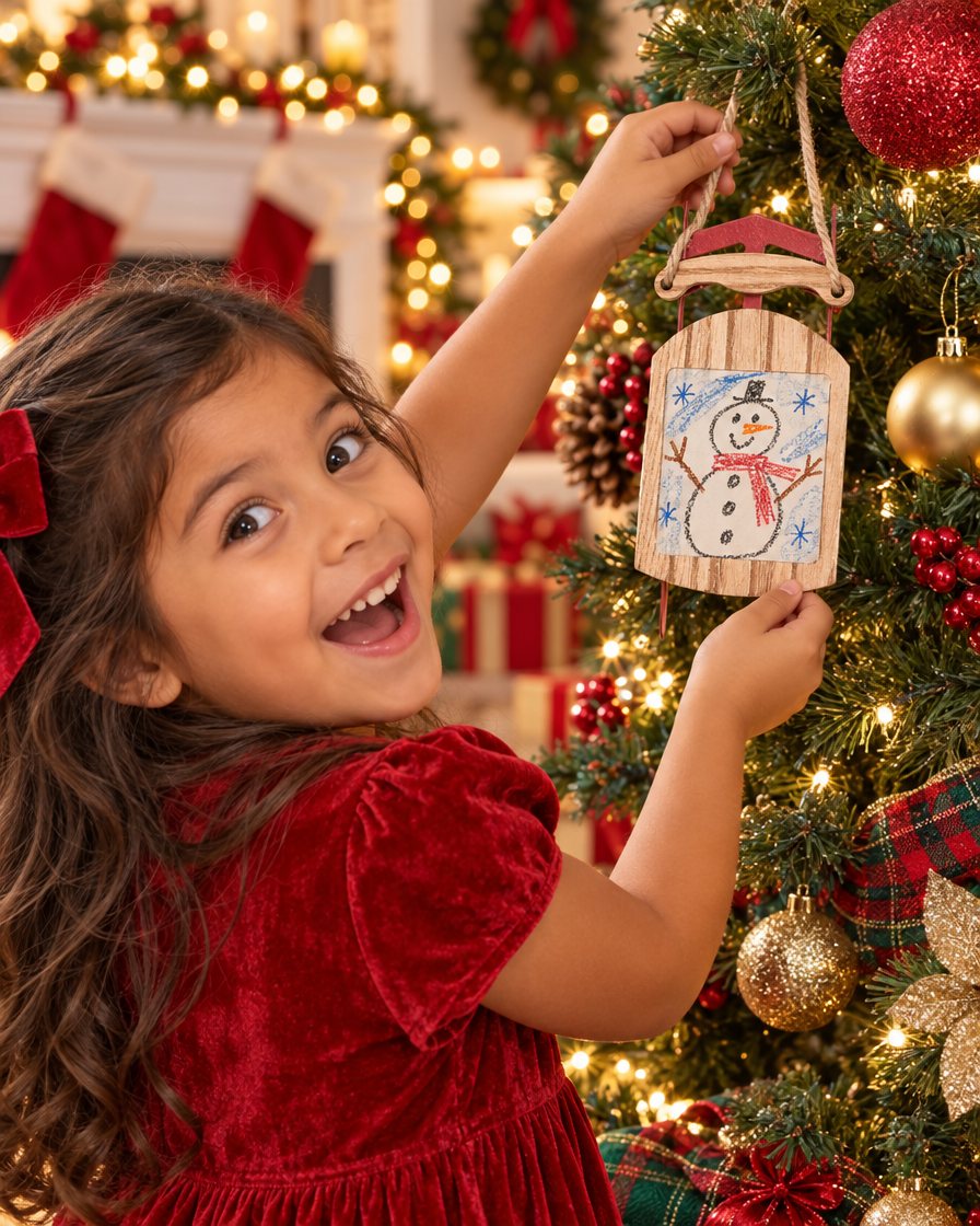 Sled Ornament
