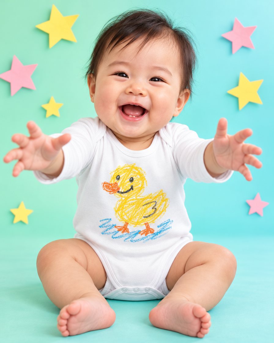 Baby Long-Sleeve Organic Bodysuit