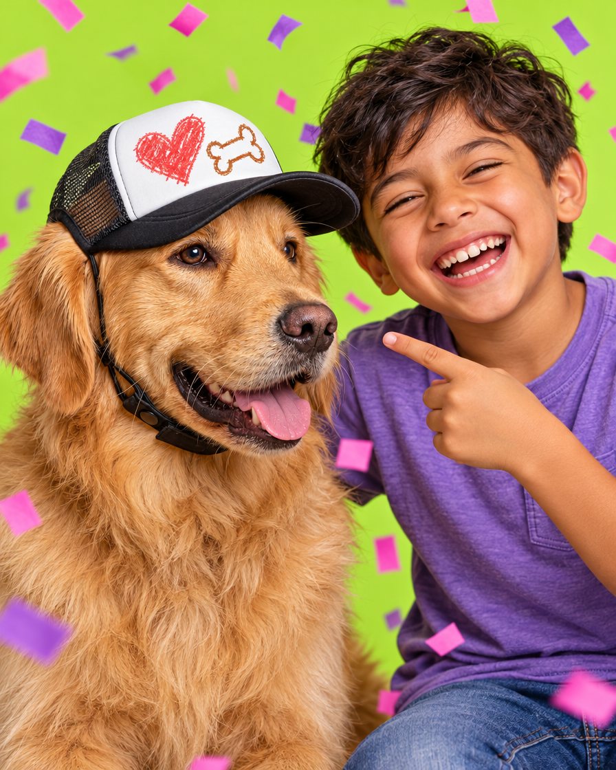 Dog Foam Trucker Hat